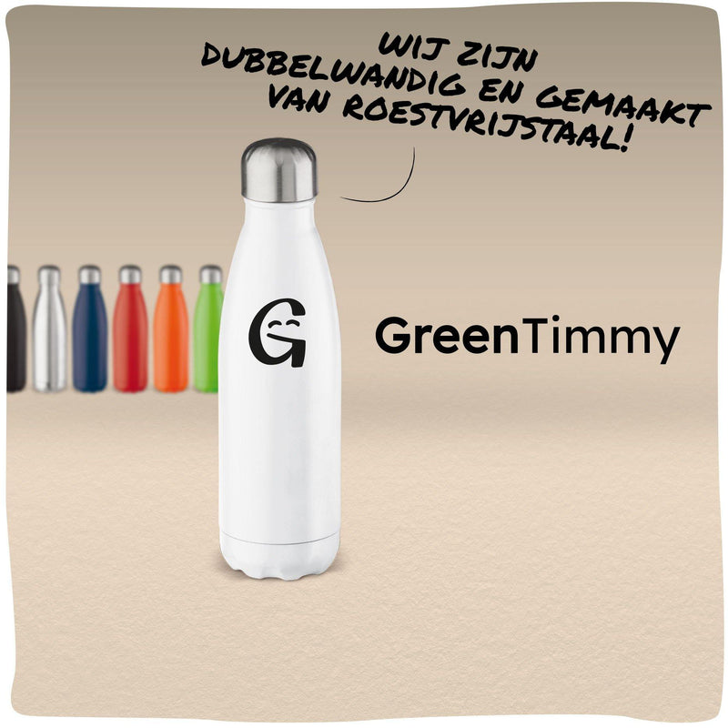 GreenTimmy | Duurzame thermosfles gemaakt van roestvrijstaal - GreenBetty