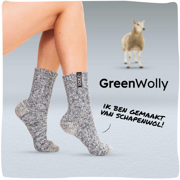 GreenWolly | Duurzame sokken gemaakt van ecologisch schapenwol - GreenBetty