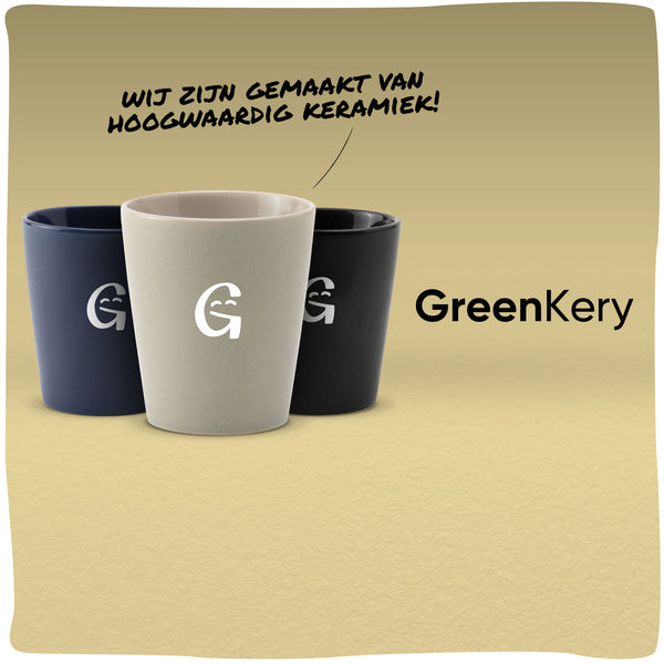 GreenKery | Duurzame koffiebeker van keramiek