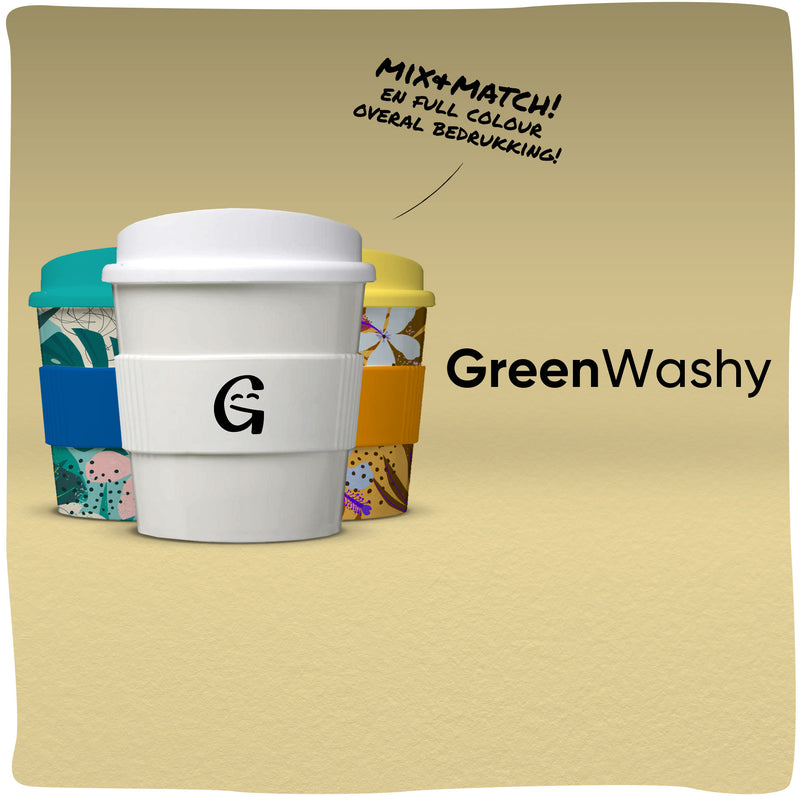 GreenWashy | Duurzame koffiebeker met bedrukking