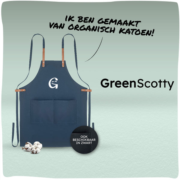 GreenScotty | Duurzaam schort van biologisch katoen