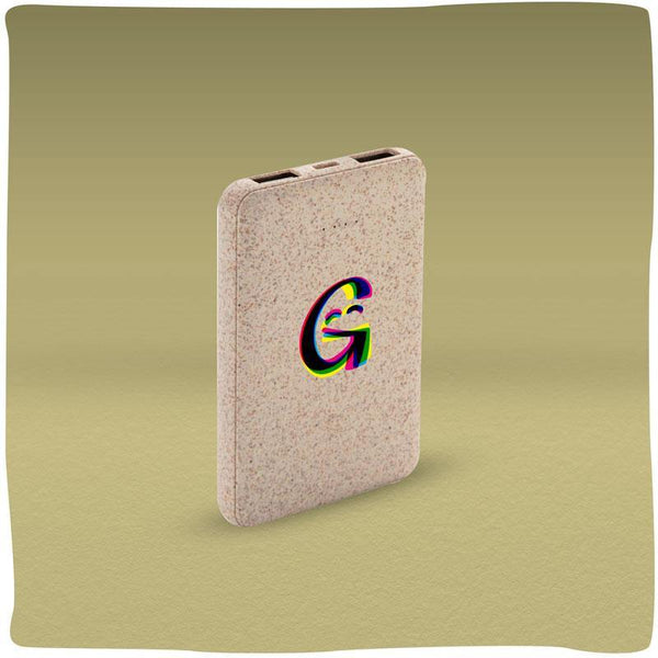 GreenBarry | Duurzame powerbank gemaakt van tarwestro - GreenBetty