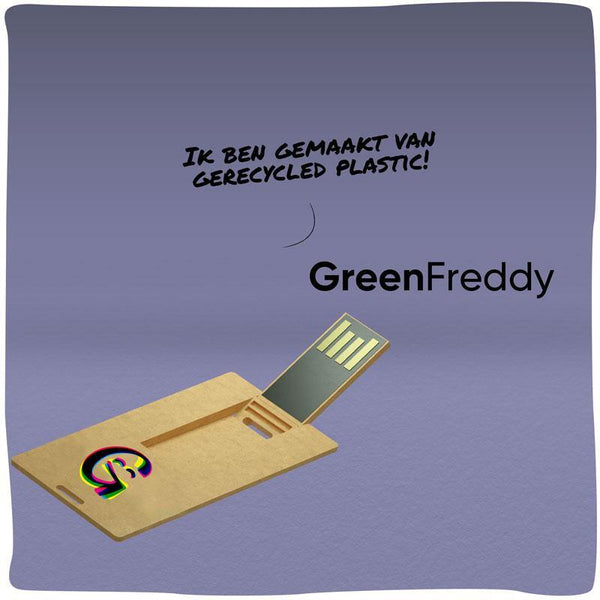GreenFreddy | Duurzame mini USB-stick gemaakt van gerecycled plastic