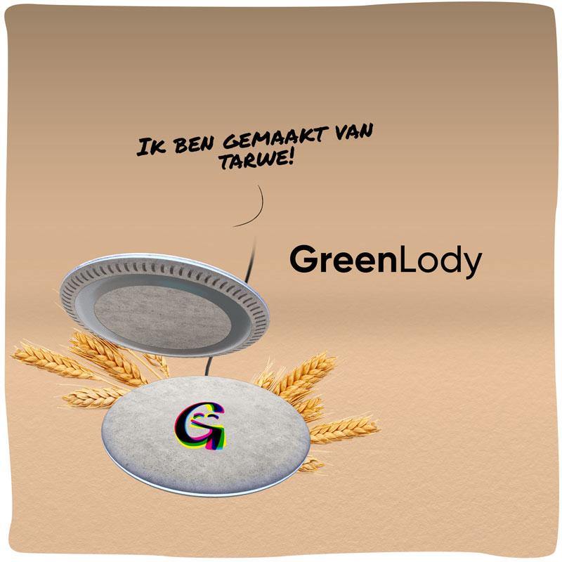 GreenLody | Duurzame draadloze oplader gemaakt van tarwevezel