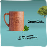 GreenOaky | Duurzame koffiemok van eikenhout