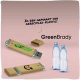 GreenBrady | Duurzame USB-stick gemaakt van gerecycled plastic als relatiegeschenk