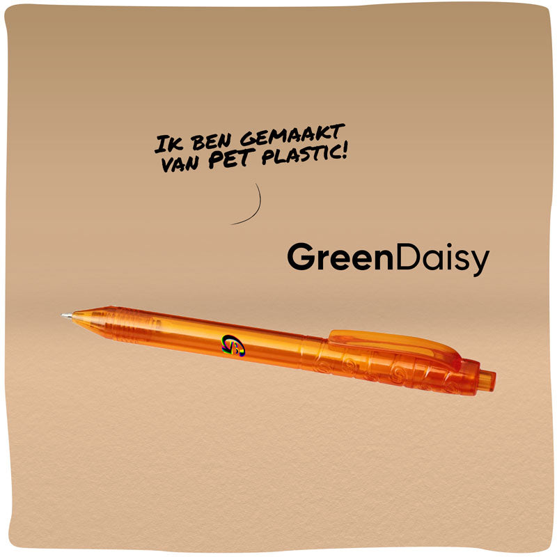 GreenDaisy | Duurzame pen gemaakt van gerecycled plastic