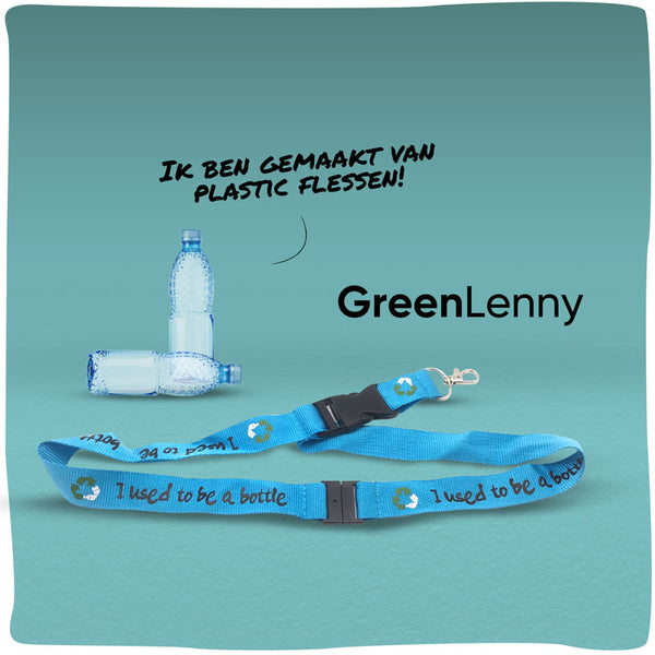 GreenLenny | Duurzaam keycord gemaakt van gerecycled PET-plastic