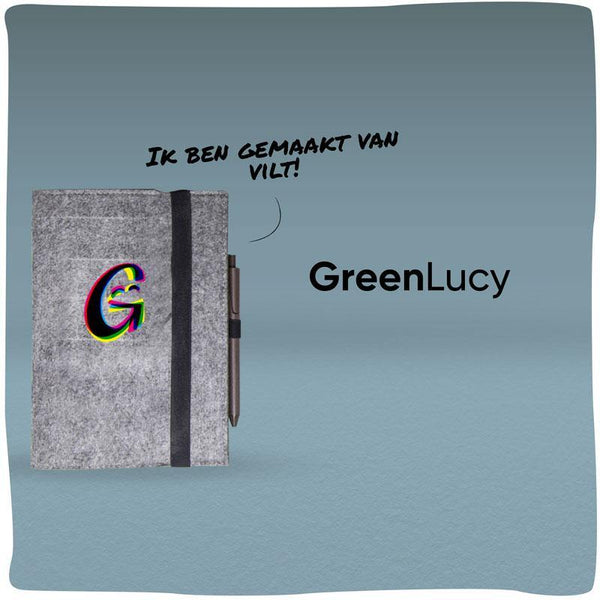 GreenLucy | Duurzame vilten tablet sleeve gemaakt van rPET