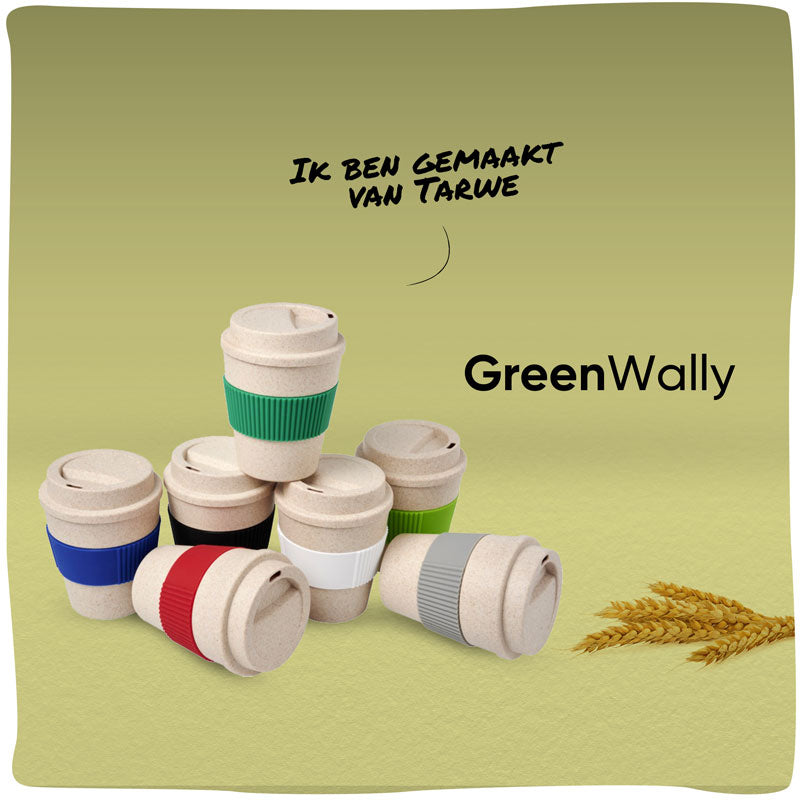 GreenWally | Duurzame koffiebeker to go van tarwestro