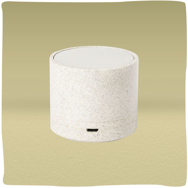GreenEbony | Duurzame Bluetooth speaker gemaakt van tarwestro