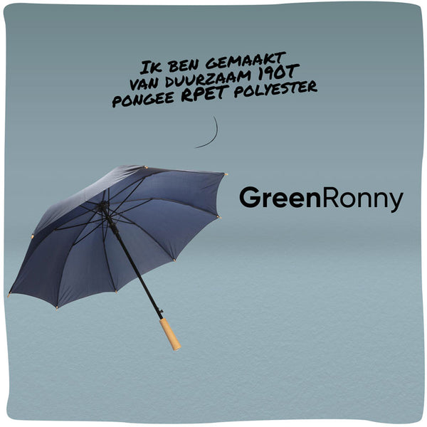 GreenRonny | Duurzame paraplu gemaakt van rPET
