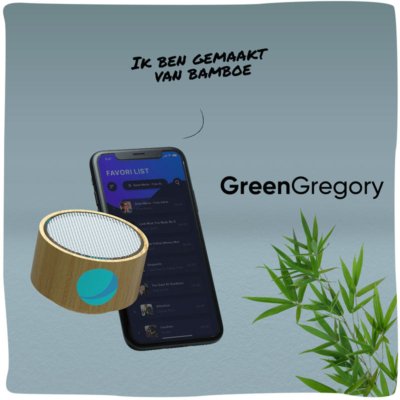 GreenGregory | Duurzame Bluetooth speaker van bamboe