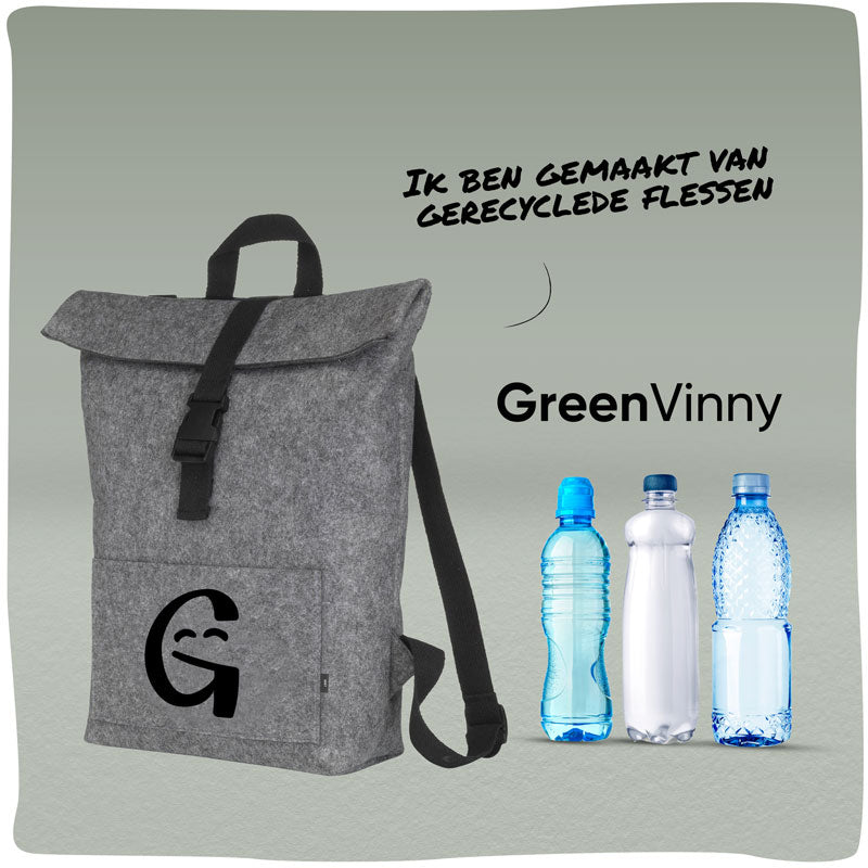 GreenVinny | Duurzame rugzak gemaakt van rPET vilt